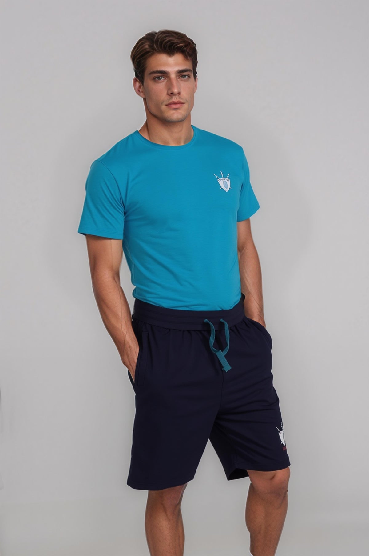 Balestra Navy Blue  Fencing Shorts