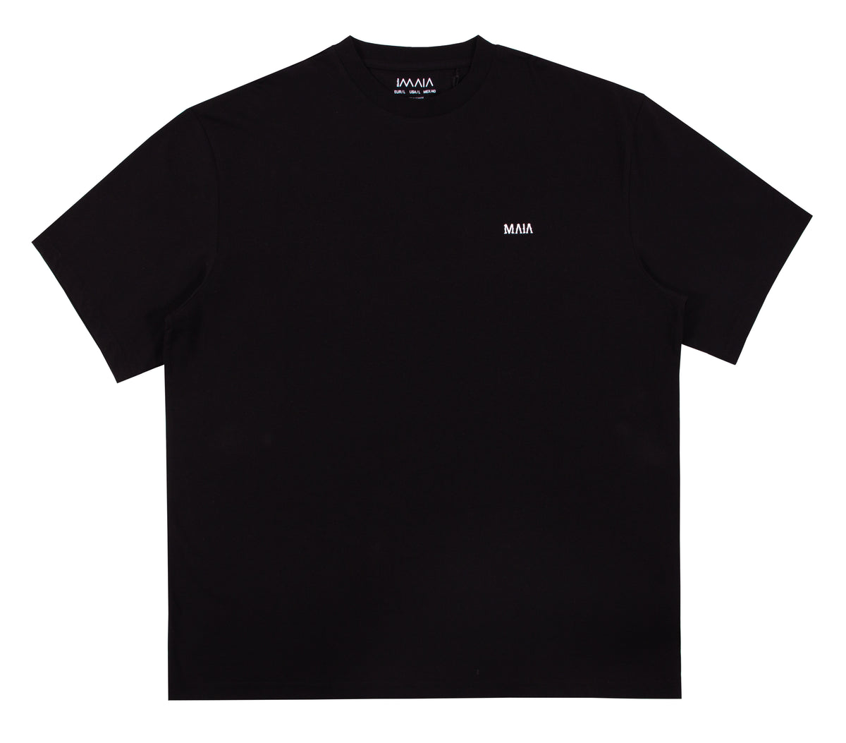 Men's Black Oversized T-Shirt with Fencing Back Print